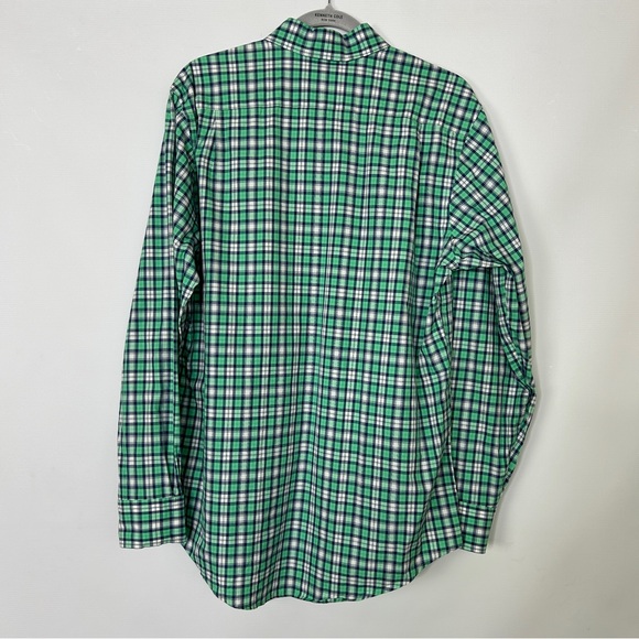 Southern Tide Men’s Green Blue Checked Button Down Size M Classic Fit - Picture 5 of 9